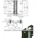 DIY Auto Close Glass Door Hinges/Glass-Glass Type