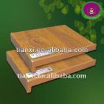 PVC window sill with wood design