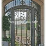 arched metal double doors exterior