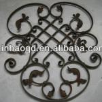 wrought iron window grill design