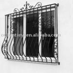 Wrought iron window grille