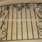 wrought iron window grill design