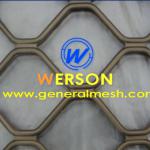 bronze colour Aluminium diamond security grille
