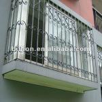 2012 china manufacturer hebei factory galvanized decorative forged iron window guards