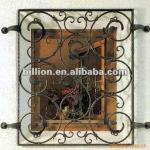 2012 china manufacturer hot forged wrought iron window decor-wrought iron window decor