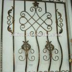 2012 china manufacture factory painting galvanized hand forged window grate