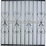 2012 china manufacture wrought iron security window hand hammered factory