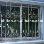 2012 china manufacturer steel grills for windows design hand hammered factory