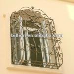 2012 china manufacture factory painting galvanized wrought iron window grilles-iron window grilles