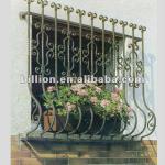2012 china manufacture factory painting galvanized wrought iron window railing-wrought iron window railing