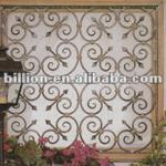 2012 china manufacture factory painting galvanized wrought iron window railings-window railings