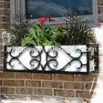 wrought iron window planters boxes design china factory