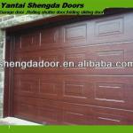 Cheap Large Automatic solid wood sectional garage doors design