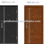 infilling with rock wool and sun-proof goldhelmet-w7002 security door