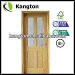 Oak engineered wood entry doors