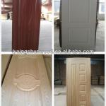 high density and new type moulded hdf door skin with natural wood veneer/melamine paper with 915x2135x3.2/4.2mm