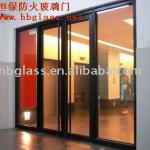 BS 476 fireproof glazing door