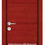 New flush wood door /window grill design/bedroom doors with door frame