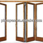 bifolding wooden door