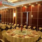 Egood hotel movable partition system acoustic testing at Hongkong