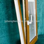 Tilt and turn window thermally broken turn and tile windows with shutter inside,Germany ROTO hardware is supplied factory price