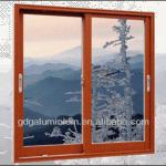 Wooden Grain Sliding Window, Aluminium Alloy Window