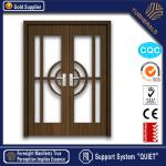 Tilt and Turn Wooden Door with Transom Window-155