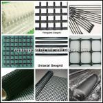 warp knitted polyester geogrid 100/100kN/m with CE certificate