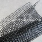 High tensile strength polyester biaxial geogrid