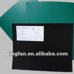 Black and Green double color HDPE geomembrane / double-side textured