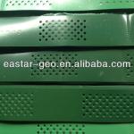 HDPE green geocell used in road construction