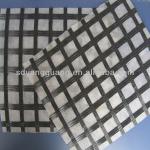 Fiberglass geogrid composite 100g geotextile