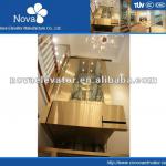 Hairline stainless steel elevator for small home, luxury