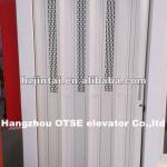 Elevator folding door