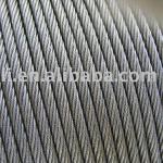 Ungalvanized Elevator Steel Wire Rope 8x19S+FC