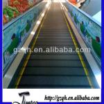 Smooth surface escalator handrail advertising material