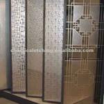 Stainless steel elevator doors,Etched door panel,stainless steel door