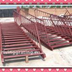 HDG inclined ladder low carbon steel or stainless steel