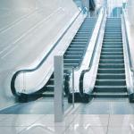 escalator part: escalator handrail