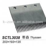 Thyssen comb plate