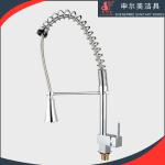 2014 Novel pull out spring loaded kitchen faucet