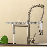 Two functions spring spray Nickel Brushed pull out kitchen faucet
