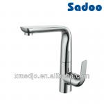 Flat Brass Chrome Single Handle Kitchen Faucet SD-05138
