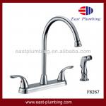 East-plumbing Two Handles kitchen faucet With Spray F8267S