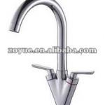 ZYA3276 2014 new design double handle fashion kitchen faucet tap