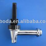 Stainless steel juice tap with glass juice jars