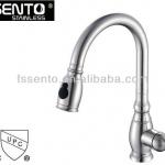 SENTO antique faucet stainless steel kitchen faucet with pull-down sprayer UPC NSF certified