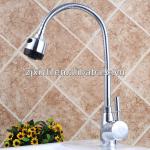 Brass Kitchen Mixer, Chrome Finish, 360 Degree Turn Flexible Hose and 2 Functions Flow Shower Head