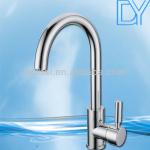 Hot and cold water brass sink faucet