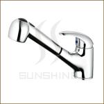 single handle pull out kitchen sink faucet SSZA6281